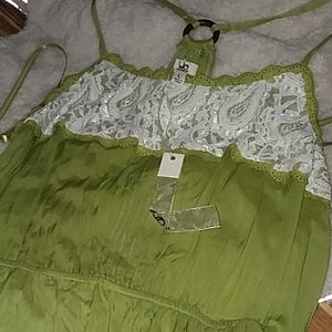 NWT Ya LosAngeles mini dress, green sz L